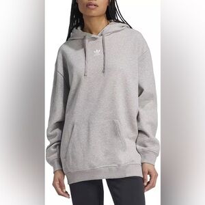 Adidas Originals Adicolor Essentials Women's Logo Hoodie Sz X-Large Gray Heather